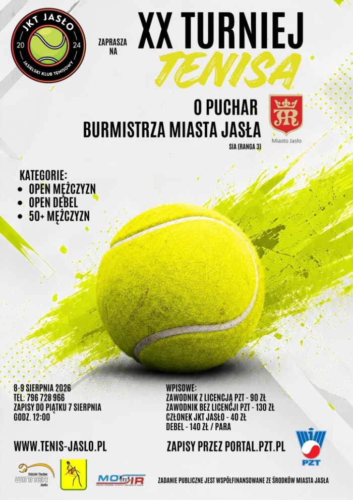 Poster Tournament Tennis Club Modern yellow - 1