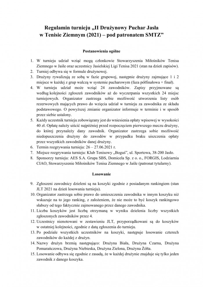 Regulamin turnieju DPJwTZ SMTZ ed. 2 (2021)-1